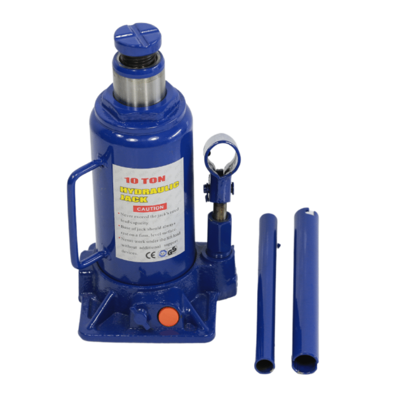 10 Ton Hydraulic Bottle Jack With Pressure Gauge
